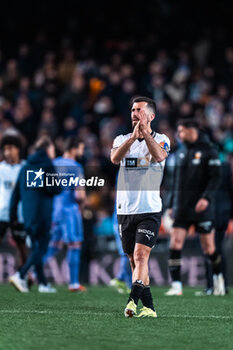 2024-03-03 - José Luis Gayà of Valencia during the Spanish championship Liga football match between Valencia CF and Real Madrid CF on March 2, 2024 at Mestalla stadium in Valencia, Spain - FOOTBALL - SPANISH CHAMP - VALENCIA V REAL MADRID - SPANISH LA LIGA - SOCCER