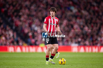 2024-03-03 - Unai Gomez of Athletic Club during the Spanish championship La Liga football match between Athletic Club and FC Barcelona on March 3, 2024 at San Mames in Bilbao, Spain - FOOTBALL - SPANISH CHAMP - ATHLETIC CLUB V FC BARCELONA - SPANISH LA LIGA - SOCCER
