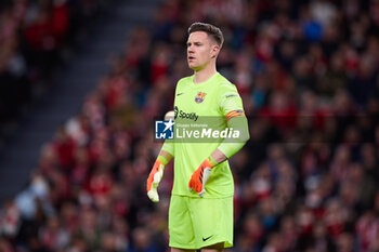2024-03-03 - Marc Andre ter Stegen of FC Barcelona during the Spanish championship La Liga football match between Athletic Club and FC Barcelona on March 3, 2024 at San Mames in Bilbao, Spain - FOOTBALL - SPANISH CHAMP - ATHLETIC CLUB V FC BARCELONA - SPANISH LA LIGA - SOCCER
