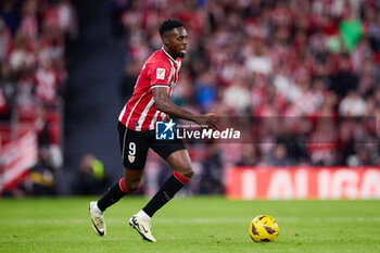 2024-03-03 - Inaki Williams of Athletic Club during the Spanish championship La Liga football match between Athletic Club and FC Barcelona on March 3, 2024 at San Mames in Bilbao, Spain - FOOTBALL - SPANISH CHAMP - ATHLETIC CLUB V FC BARCELONA - SPANISH LA LIGA - SOCCER