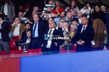 2024-03-17 - Joan Laporta, president of FC Barcelona, seen during the La Liga EA Sports 2023/24 football match between Atletico Madrid vs FC Barcelona at Civitas Metropolitano Stadium in Madrid, Spain. - ATLETICO MADRID VS FC BARCELONA - SPANISH LA LIGA - SOCCER