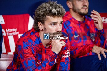 2024-03-17 - Antoine Griezmann of Atletico Madrid seen sitting in the bench during the La Liga EA Sports 2023/24 football match between Atletico Madrid vs FC Barcelona at Civitas Metropolitano Stadium in Madrid, Spain. - ATLETICO MADRID VS FC BARCELONA - SPANISH LA LIGA - SOCCER