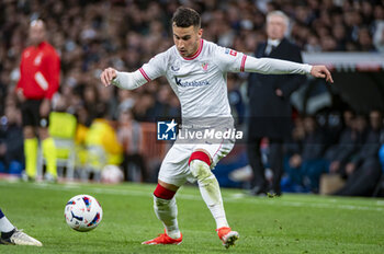 2024-03-31 - Alex Berenguer of Athletic Bilbao seen in action with the ball during the La Liga EA Sports 2023/24 football match between Real Madrid vs Athletic Club Bilbao at Santiago Bernabeu stadium in Madrid, Spain. - REAL MADRID VS ATHLETIC CLUB BILBAO - SPANISH LA LIGA - SOCCER