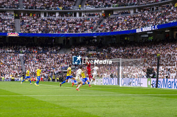 2024-05-04 - MADRID, SPAIN - MAY 04: Jeremias Ledesma of Cadiz CF in action during the La Liga EA Sports 2023/24 football match between Real Madrid vs Cadiz CF at Estadio Santiago Bernabeu on May 04, 2024 in Madrid, Spain. - REAL MADRID VS CADIZ - SPANISH LA LIGA - SOCCER