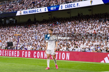 2024-05-04 - MADRID, SPAIN - MAY 04: Arda Guler of Real Madrid seen during the La Liga EA Sports 2023/24 football match between Real Madrid vs Cadiz CF at Estadio Santiago Bernabeu on May 04, 2024 in Madrid, Spain. - REAL MADRID VS CADIZ - SPANISH LA LIGA - SOCCER