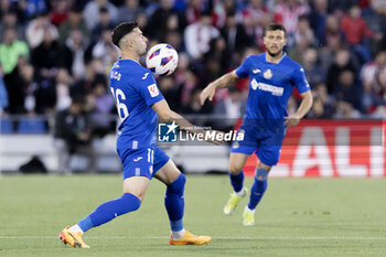 2024-05-03 - Diego Rico of Getafe during the Spanish championship La Liga football match between Getafe and Athletic Club de Bilbao on May 3, 2024 at Coliseum Stadium in Getafe, Spain - FOOTBALL - SPANISH CHAMP - GETAFE V ATHLETIC CLUB - SPANISH LA LIGA - SOCCER