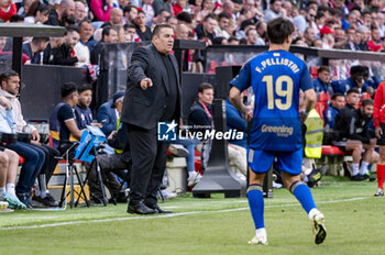 2024-05-15 - Jose Ramon Sandoval, head coach of Granada CF, seen during the La Liga EA Sports 2023/24 football match between Rayo Vallecano vs Granada CF at Estadio de Vallecas on May 15, 2024 in Madrid, Spain. - RAYO VALLECANO VS GRANADA CF - SPANISH LA LIGA - SOCCER