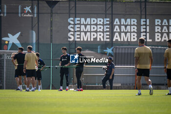 2024-07-19 - FC Barcelona training session at Ciutat Esportiva Joan Gamper in Barcelona, Spain, on July 19 2024. Photo by Felipe Mondino - FC BARCLEONA TRAINING SESSION - SPANISH LA LIGA - SOCCER