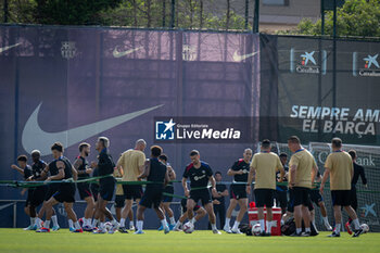 2024-07-19 - Lenglet (FC Barcelona) during a FC Barcelona training session at Ciutat Esportiva Joan Gamper in Barcelona, Spain, on July 19 2024. Photo by Felipe Mondino - FC BARCLEONA TRAINING SESSION - SPANISH LA LIGA - SOCCER