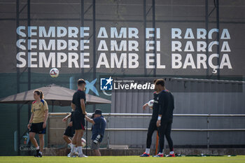 2024-07-19 - FC Barcelona training session at Ciutat Esportiva Joan Gamper in Barcelona, Spain, on July 19 2024. Photo by Felipe Mondino - FC BARCLEONA TRAINING SESSION - SPANISH LA LIGA - SOCCER