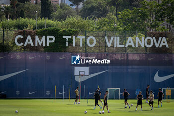 2024-07-19 - FC Barcelona training session at Ciutat Esportiva Joan Gamper in Barcelona, Spain, on July 19 2024. Photo by Felipe Mondino - FC BARCLEONA TRAINING SESSION - SPANISH LA LIGA - SOCCER