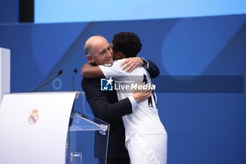 2024-07-27 - Real Madrid present their new player Endrick at the Santiago Bernabeu, Madrid 27 July 2024 Cordon Press - REAL MADRID ENDRICK - SPANISH LA LIGA - SOCCER