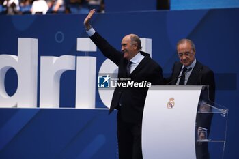 2024-07-27 - Real Madrid present their new player Endrick at the Santiago Bernabeu, Madrid 27 July 2024 Cordon Press - REAL MADRID ENDRICK - SPANISH LA LIGA - SOCCER