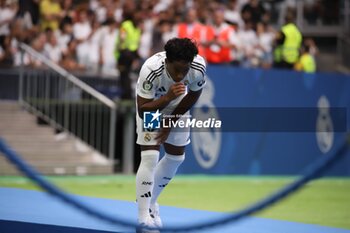 2024-07-27 - Real Madrid present their new player Endrick at the Santiago Bernabeu, Madrid 27 July 2024 Cordon Press - REAL MADRID ENDRICK - SPANISH LA LIGA - SOCCER