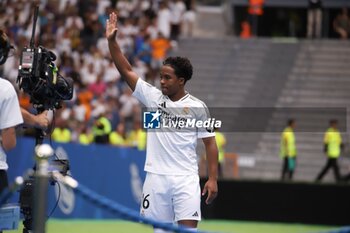 2024-07-27 - Real Madrid present their new player Endrick at the Santiago Bernabeu, Madrid 27 July 2024 Cordon Press - REAL MADRID ENDRICK - SPANISH LA LIGA - SOCCER