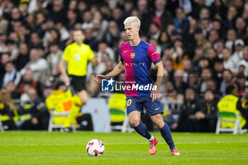 2024-10-26 - Dani Olmo of FC Barcelona during the Spanish championship La Liga football match between Real Madrid CF and FC Barcelona on 26 October 2024 at Santiago Bernabeu stadium in Madrid, Spain - FOOTBALL - SPANISH CHAMP - REAL MADRID V FC BARCELONA - SPANISH LA LIGA - SOCCER