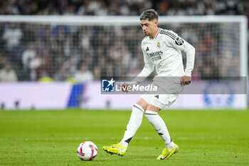 2024-10-26 - Federico Valderde of Real Madrid during the Spanish championship La Liga football match between Real Madrid CF and FC Barcelona on 26 October 2024 at Santiago Bernabeu stadium in Madrid, Spain - FOOTBALL - SPANISH CHAMP - REAL MADRID V FC BARCELONA - SPANISH LA LIGA - SOCCER