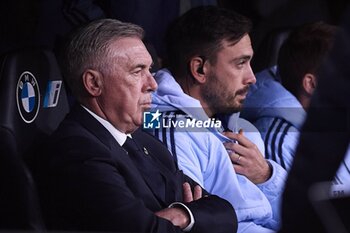 2024-10-26 - Spanish La Liga EA Sports soccer match Real Madrid vs FC Barcelona at Santiago Bernabeu stadium in Madrid, Spain 26 October 2024 Ancelotti 900/Cordon Press - LA LIGA: REAL MADRID VS FC BARCELONA - SPANISH LA LIGA - SOCCER