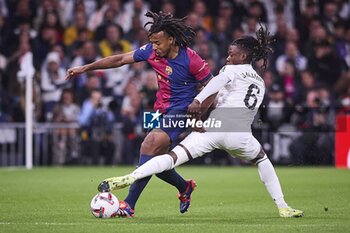 2024-10-26 - Spanish La Liga EA Sports soccer match Real Madrid vs FC Barcelona at Santiago Bernabeu stadium in Madrid, Spain 26 October 2024 Kounde and Camavinga 900/Cordon Press - LA LIGA: REAL MADRID VS FC BARCELONA - SPANISH LA LIGA - SOCCER