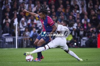 2024-10-26 - Spanish La Liga EA Sports soccer match Real Madrid vs FC Barcelona at Santiago Bernabeu stadium in Madrid, Spain 26 October 2024 Kounde and Camavinga 900/Cordon Press - LA LIGA: REAL MADRID VS FC BARCELONA - SPANISH LA LIGA - SOCCER