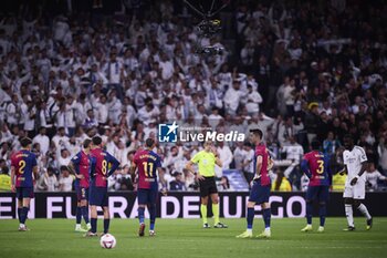 2024-10-26 - Spanish La Liga EA Sports soccer match Real Madrid vs FC Barcelona at Santiago Bernabeu stadium in Madrid, Spain 26 October 2024 Goal Check 900/Cordon Press - LA LIGA: REAL MADRID VS FC BARCELONA - SPANISH LA LIGA - SOCCER