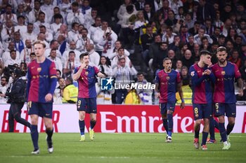 2024-10-26 - Spanish La Liga EA Sports soccer match Real Madrid vs FC Barcelona at Santiago Bernabeu stadium in Madrid, Spain 26 October 2024 Lewandowski celebrates a goal 900/Cordon Press - LA LIGA: REAL MADRID VS FC BARCELONA - SPANISH LA LIGA - SOCCER