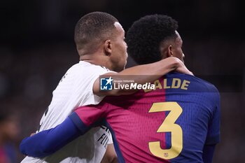 2024-10-26 - Spanish La Liga EA Sports soccer match Real Madrid vs FC Barcelona at Santiago Bernabeu stadium in Madrid, Spain 26 October 2024 Kylian Mbappe and Balde 900/Cordon Press - LA LIGA: REAL MADRID VS FC BARCELONA - SPANISH LA LIGA - SOCCER