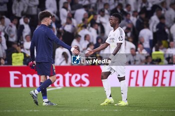 2024-10-26 - Spanish La Liga EA Sports soccer match Real Madrid vs FC Barcelona at Santiago Bernabeu stadium in Madrid, Spain 26 October 2024 Vinicius Jr 900/Cordon Press - LA LIGA: REAL MADRID VS FC BARCELONA - SPANISH LA LIGA - SOCCER