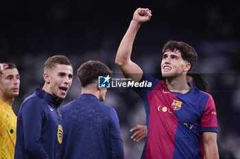 2024-10-26 - Spanish La Liga EA Sports soccer match Real Madrid vs FC Barcelona at Santiago Bernabeu stadium in Madrid, Spain 26 October 2024 FC Barcelona players celebrate win 900/Cordon Press - LA LIGA: REAL MADRID VS FC BARCELONA - SPANISH LA LIGA - SOCCER