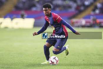 2024-11-03 - Alejandro Balde of FC Barcelona during the Spanish championship La Liga football match between FC Barcelona and RCD Espanyol on 3 November 2024 at Estadi Olímpic Lluís Companys in Barcelona, Spain - FOOTBALL - SPANISH CHAMP - BARCELONA V ESPANYOL - SPANISH LA LIGA - SOCCER