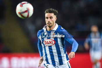 2024-11-03 - Javi PUADO of Espanyol Barcelona during the Spanish championship La Liga football match between FC Barcelona and RCD Espanyol de Barcelona on 3 November 2024 at Estadi Olimpic Lluis Companys in Barcelona, Spain - FOOTBALL - SPANISH CHAMP - BARCELONA V ESPANYOL - SPANISH LA LIGA - SOCCER