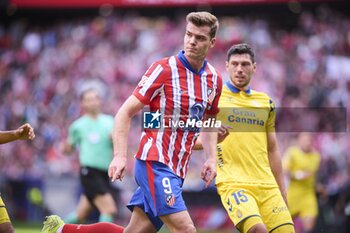 2024-11-03 - Spanish La Liga EA Sports soccer match Atletico de Madrid vs Las Palmas at Riyadh Air Metropolitano Stadium in Madrid, Spain 03 November 2024 Alexander Sorloth 900/Cordon Press - LA LIGA: ATLETICO DE MADRID VS LAS PALMAS - SPANISH LA LIGA - SOCCER