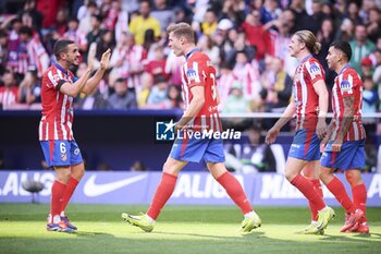 2024-11-03 - Spanish La Liga EA Sports soccer match Atletico de Madrid vs Las Palmas at Riyadh Air Metropolitano Stadium in Madrid, Spain 03 November 2024 Alexander Sorloth 900/Cordon Press - LA LIGA: ATLETICO DE MADRID VS LAS PALMAS - SPANISH LA LIGA - SOCCER