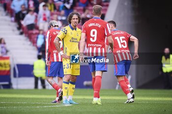 2024-11-03 - Spanish La Liga EA Sports soccer match Atletico de Madrid vs Las Palmas at Riyadh Air Metropolitano Stadium in Madrid, Spain 03 November 2024 Alexander Sorloth 900/Cordon Press - LA LIGA: ATLETICO DE MADRID VS LAS PALMAS - SPANISH LA LIGA - SOCCER