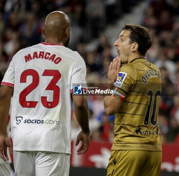 2024-11-03 - Spanish La Liga EA Sports soccer match Sevilla vs Real Sociedad at Ramon Sanchez Pizjuan Stadium in Sevilla, Spain 03 November 2024 JORNADA 12 LIGA 1ª DIVISION ESTADIO SANCHEZ PIZJUAN SEVILLA FC-REAL SOCIEDAD. 900/Cordon Press - LA LIGA: SEVILLA VS REAL SOCIEDAD - SPANISH LA LIGA - SOCCER