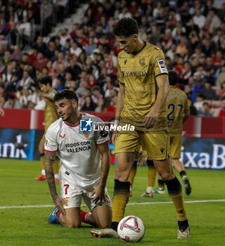 2024-11-03 - Spanish La Liga EA Sports soccer match Sevilla vs Real Sociedad at Ramon Sanchez Pizjuan Stadium in Sevilla, Spain 03 November 2024 JORNADA 12 LIGA 1ª DIVISION ESTADIO SANCHEZ PIZJUAN SEVILLA FC-REAL SOCIEDAD. 900/Cordon Press - LA LIGA: SEVILLA VS REAL SOCIEDAD - SPANISH LA LIGA - SOCCER