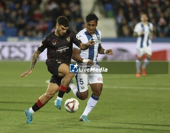 2024-11-09 - Spanis La Liga EA Sports soccer match Leganes vs Sevilla at Butarque Stadium in Leganes, Madrid, Spain 09 November 2024 900/Cordon Press - LA LIGA: LEGANES VS SEVILLA  - SPANISH LA LIGA - SOCCER