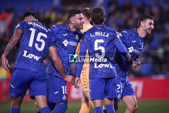 2024-11-22 - Spanish La Liga EA Sports soccer match between Getafe and Valladolid at Coliseum Stadium in Getafe, Madrid, Spain 22 November 2024 900/Cordon Press - LA LIGA: GETAFE VS VALLADOLID - SPANISH LA LIGA - SOCCER