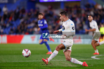 2024-11-22 - Lucas Rosa of Real Valladolid during the Spanish championship La Liga football match between Getafe CF and Real Valladolid on November 22, 2024 at Coliseum de Getafe stadium in Getafe, Spain - FOOTBALL - SPANISH CHAMP - GETAFE V VALLADOLID - SPANISH LA LIGA - SOCCER