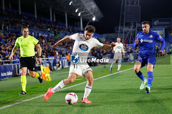 2024-11-22 - Raul Moro of Real Valladolid during the Spanish championship La Liga football match between Getafe CF and Real Valladolid on November 22, 2024 at Coliseum de Getafe stadium in Getafe, Spain - FOOTBALL - SPANISH CHAMP - GETAFE V VALLADOLID - SPANISH LA LIGA - SOCCER