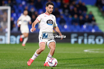 2024-11-22 - Raul Moro of Real Valladolid during the Spanish championship La Liga football match between Getafe CF and Real Valladolid on November 22, 2024 at Coliseum de Getafe stadium in Getafe, Spain - FOOTBALL - SPANISH CHAMP - GETAFE V VALLADOLID - SPANISH LA LIGA - SOCCER