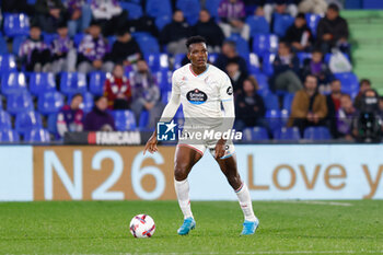 2024-11-22 - Juma Bah of Real Valladolid during the Spanish championship La Liga football match between Getafe CF and Real Valladolid on November 22, 2024 at Coliseum de Getafe stadium in Getafe, Spain - FOOTBALL - SPANISH CHAMP - GETAFE V VALLADOLID - SPANISH LA LIGA - SOCCER