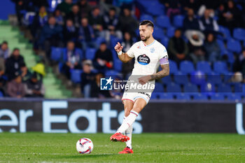 2024-11-22 - Javi Sanchez of Real Valladolid during the Spanish championship La Liga football match between Getafe CF and Real Valladolid on November 22, 2024 at Coliseum de Getafe stadium in Getafe, Spain - FOOTBALL - SPANISH CHAMP - GETAFE V VALLADOLID - SPANISH LA LIGA - SOCCER