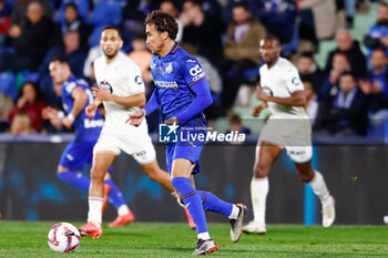 2024-11-22 - Luis Milla of Getafe CF during the Spanish championship La Liga football match between Getafe CF and Real Valladolid on November 22, 2024 at Coliseum de Getafe stadium in Getafe, Spain - FOOTBALL - SPANISH CHAMP - GETAFE V VALLADOLID - SPANISH LA LIGA - SOCCER