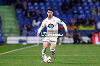 2024-11-22 - Luis Perez of Real Valladolid during the Spanish championship La Liga football match between Getafe CF and Real Valladolid on November 22, 2024 at Coliseum de Getafe stadium in Getafe, Spain - FOOTBALL - SPANISH CHAMP - GETAFE V VALLADOLID - SPANISH LA LIGA - SOCCER