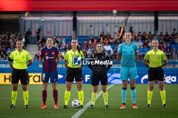 2024-05-10 - Marta Torrejon (FC Barcelona) and Irene Oguiza (Athletic Club Fem) gestures during a Liga F match between FC Barcelona Fem and Ahtletic Club Fem at Estadi Johan Cruyff, in Barcelona, ,Spain on May 10, 2024. Photo by Felipe Mondino - FC BARCELONA FEM - ATHLETIC CLUB FEM - SPANISH PRIMERA DIVISION WOMEN - SOCCER