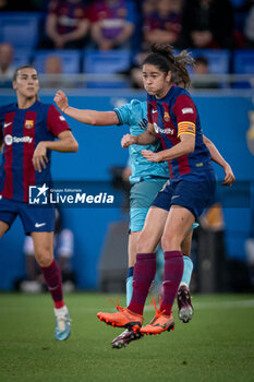 2024-05-10 - Marta Torrejon (FC Barcelona) and Ane Azkona (Athletic Club Fem) battle for the ball during a Liga F match between FC Barcelona Fem and Ahtletic Club Fem at Estadi Johan Cruyff, in Barcelona, ,Spain on May 10, 2024. Photo by Felipe Mondino - FC BARCELONA FEM - ATHLETIC CLUB FEM - SPANISH PRIMERA DIVISION WOMEN - SOCCER