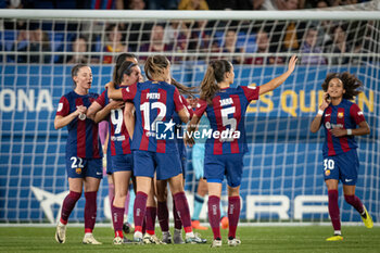 2024-05-10 - Mariona Caldentey (FC Barcelona) celebrates after scoring her team's goalLiga F match between FC Barcelona Fem and Ahtletic Club Fem at Estadi Johan Cruyff, in Barcelona, ,Spain on May 10, 2024. Photo by Felipe Mondino - FC BARCELONA FEM - ATHLETIC CLUB FEM - SPANISH PRIMERA DIVISION WOMEN - SOCCER