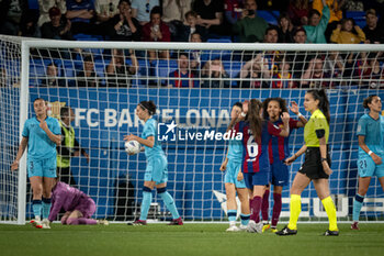 2024-05-10 - Vicky Lopez (FC Barcelona) celebrates after scoring her team's goalLiga F match between FC Barcelona Fem and Ahtletic Club Fem at Estadi Johan Cruyff, in Barcelona, ,Spain on May 10, 2024. Photo by Felipe Mondino - FC BARCELONA FEM - ATHLETIC CLUB FEM - SPANISH PRIMERA DIVISION WOMEN - SOCCER