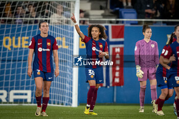 2024-05-10 - Vicky Lopez (FC Barcelona) celebrates after scoring her team's goalLiga F match between FC Barcelona Fem and Ahtletic Club Fem at Estadi Johan Cruyff, in Barcelona, ,Spain on May 10, 2024. Photo by Felipe Mondino - FC BARCELONA FEM - ATHLETIC CLUB FEM - SPANISH PRIMERA DIVISION WOMEN - SOCCER